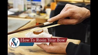 How To Rosin Your BowWhat Is Rosin  KV [upl. by Florrie]