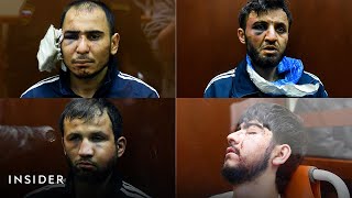 Bruised Beaten Terror Suspects Arrive In Court After Moscow Shooting  Insider News [upl. by Shane621]