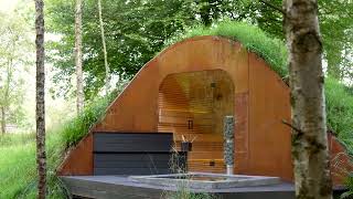 Lanrick Sauna The story of a hidden forest sauna in the heart of Scotland [upl. by Kelsi]