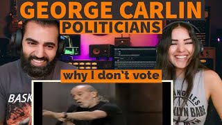 LEBANESE REACT TO GEORGE CARLIN POLITICIANS 😂  COMEDY reaction  thoughts [upl. by Pansie]