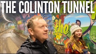 A walk through The Colinton Tunnel Mural Project Edinburgh Scotlands largest heritage mural [upl. by Assirrem]