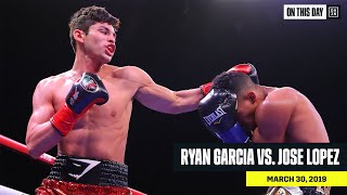 FULL FIGHT  Ryan Garcia vs Jose Lopez [upl. by Bellis]