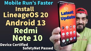 Install LineAgeOS 20 Android 13 On Redmi Note 10 Latest Update [upl. by Annanhoj773]