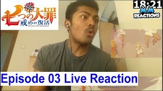 Gowthers True Form  Nanatsu no Taizai Imashime no Fukkatsu Episode 03 Live Reaction [upl. by Lalaj]