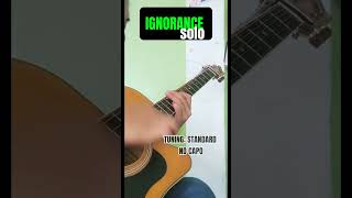 IGNORANCE PARAMORE ACOUSTIC SOLO [upl. by Brian179]