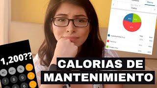 Como calcular tus calorias de mantenimiento [upl. by Ahtaela282]