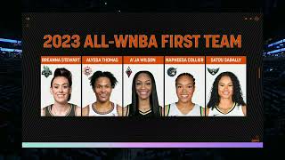 2023 AllWNBA First and Second Team Selection [upl. by Cammie]