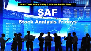 SAF Stock Analysis Fridays with Timecodes see below [upl. by Yrrab]