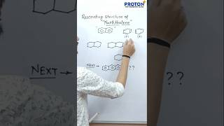 Resonating structure of Naphthalene Shorts chemistry shorttrick [upl. by Drice310]