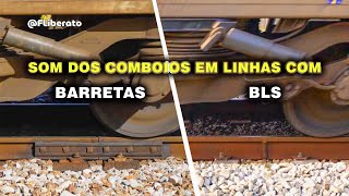 O som dos comboios em linhas com juntas de dilatação e com BLS [upl. by Etteyniv]