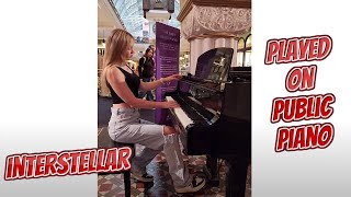 Playing Interstellar on a public piano [upl. by Salita931]