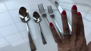 Review Villeroy amp Boch Chancellor Silver Cutlery Flatware [upl. by Dorlisa630]