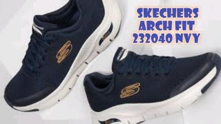 SKECHERS ARCH FIT 232040 NVY [upl. by Aldin384]