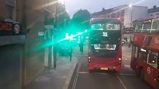 Shabby FRV  TFL Bus Route 345 Peckham  South Kensington  Enviro 400H  Abellio London [upl. by Mou]