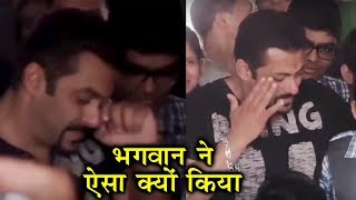 Salman Khan CRYING After Meeting Blind And Differently Abled Children [upl. by Adan387]