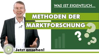 METHODEN DER MARKTFORSCHUNG  Was ist eigentlich [upl. by Kara-Lynn]