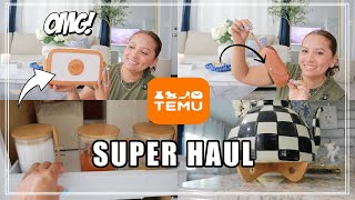 COMPRAS PARA EL HOGAR TEMU 😍 MEGA HAUL  ESENCIALES PARA EL HOGAR 🏠 [upl. by Auahsoj911]