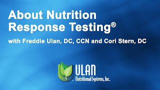 About Nutrition Response Testing with Dr Freddie Ulan and Dr Cori Stern [upl. by Seta109]