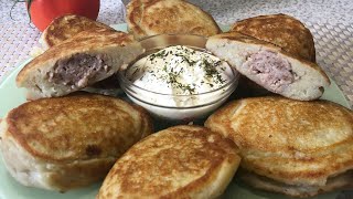 Драники с мясом Колдуны Как приготовить драники с мясом [upl. by Erdnaet]