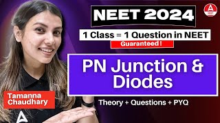 PN Junction Diodes  NEET 2024  Class 12th Physics by Tamanna Chaudhary [upl. by Nyladnek]