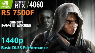 Warzone 3 RTX 4060 RYZEN 5 7500F 1440p LOW DLSS Performance [upl. by Akiaki]