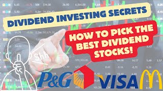 Dividend Investing Secrets How to Pick the Best Dividend Stocks in 2024 [upl. by Saphra]