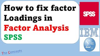 How to fix factor loading in Factor Analysis [upl. by Shinberg940]