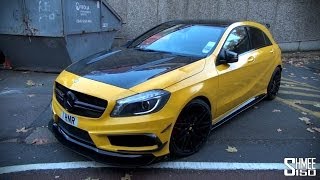 Mercedes A45 AMG Black Series RevoZport Kit and Revs [upl. by Delly]