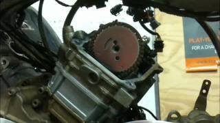 Setting the timing on a Canam Motor [upl. by Lebana]