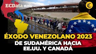 MIGRACIÓN VENEZOLANA 2023 su incesante éxodo al norte del continente [upl. by Areema]