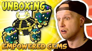 UNBOXING OVER 750 EMPOWERED GEM BOXES for COSMIC GEMS in TROVE [upl. by Paquito]