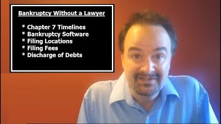 How To File Bankruptcy Without a Lawyer [upl. by Anavahs913]