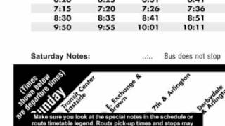 How to Read METRO Bus Schedules [upl. by Akinom]