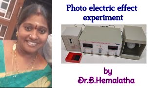 Photo electric effect experiment  Determination of Plancks constant and Work function [upl. by Lyndsay437]