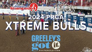 Maverick Potter wins the 2024 Greeley Stampede Xtreme Bulls Tour Stop [upl. by Zaraf]