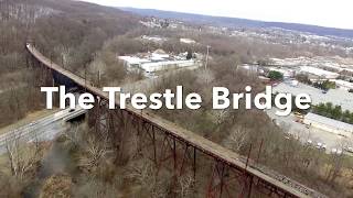 The Trestle Bridge At Downingtown [upl. by Enimzaj722]