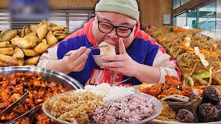 한식 뷔페 사장님 긴장하셨다│Korean food buffet Mukbang Eatingshow [upl. by Enneirdna]