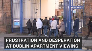 Frustration and desperation at Dublin apartment viewing [upl. by Noissap]