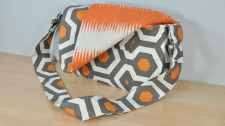 How to Sew a Messenger Bag Tutorial [upl. by Raynah]