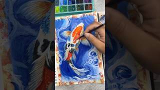 Gouache painting process Brushes available here httpswwwtiktokcomtZP8eMPkRY [upl. by Leira]