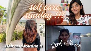 Self care Sunday 🥰🎀  my hair care routine  face shave panen🥴csk jaichircheee🥳💛hashtagpkay ✨ [upl. by Alec]