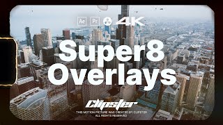 FREE Super8 Film Overlays Pack 4K Resolution [upl. by Placeeda758]