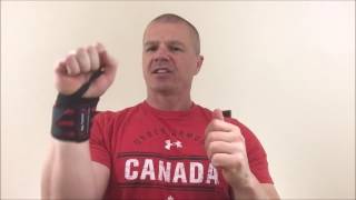 How to Put On a Pair of Weightlifting Wrist Wraps Better and Faster [upl. by Fritz]