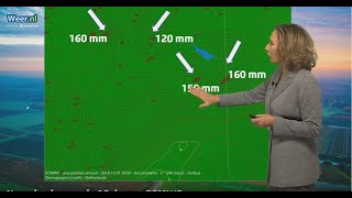 Hoeveel regen valt er in het stroomgebied van de Rijn [upl. by Anitnauq]