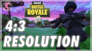 A Guide on How to Get a 43 Aspect Ratio Resolution on Fortnite Battle Royale [upl. by Will]