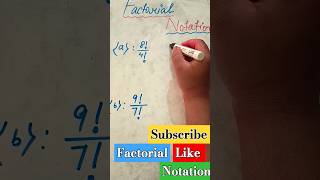 Factorial Notation  ✅ Binomial Theorem 📚 shorts [upl. by Aidnama]