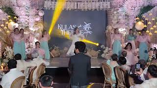 TEAM BRIDE PERFORMANCE IN KULAS AND THERINES WEDDING [upl. by Ahsiekim]