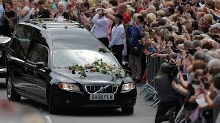 The Funeral Of Cilla Black At St Marys Church Liverpool [upl. by Stephenie]