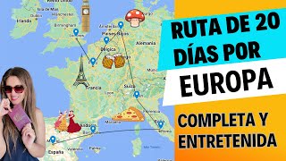 Completa RUTA DE 20 DÍAS por EUROPA ¡Los mejores tips [upl. by Orutra586]