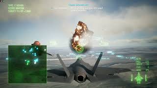 F35 Lightning II Stonehenge Defensive Mission 12 Ace Combat 7 Skies Unknown [upl. by Sharman]